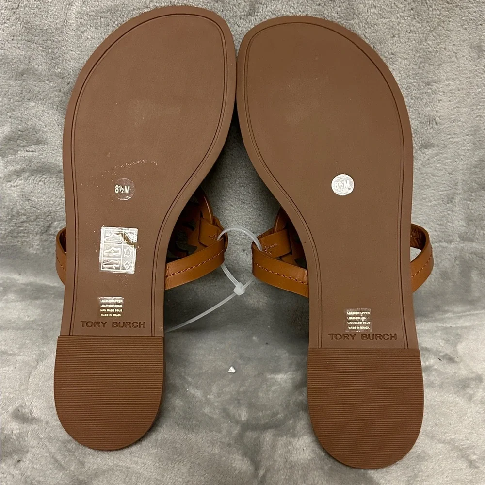 Tory Burch Metal Miller Soft Leather Sandals Size 8.5 - Picture 7 of 7